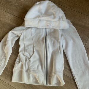 Lululemon zip hoodie white